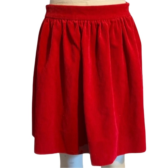 Ralph Lauren Red Courdary Short Circle Skirt - Picture 7 of 7